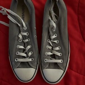 Converse Gray Low-Top Sneakers